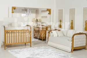 quarto de bebe branco clássico